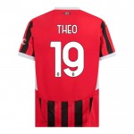 Günstige Fußballtrikots AC Mailand Theo 19 Kinder Heimtrikot 2024-25 Kurzarm